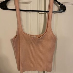 Women’s L Pink Garage Crop Tank